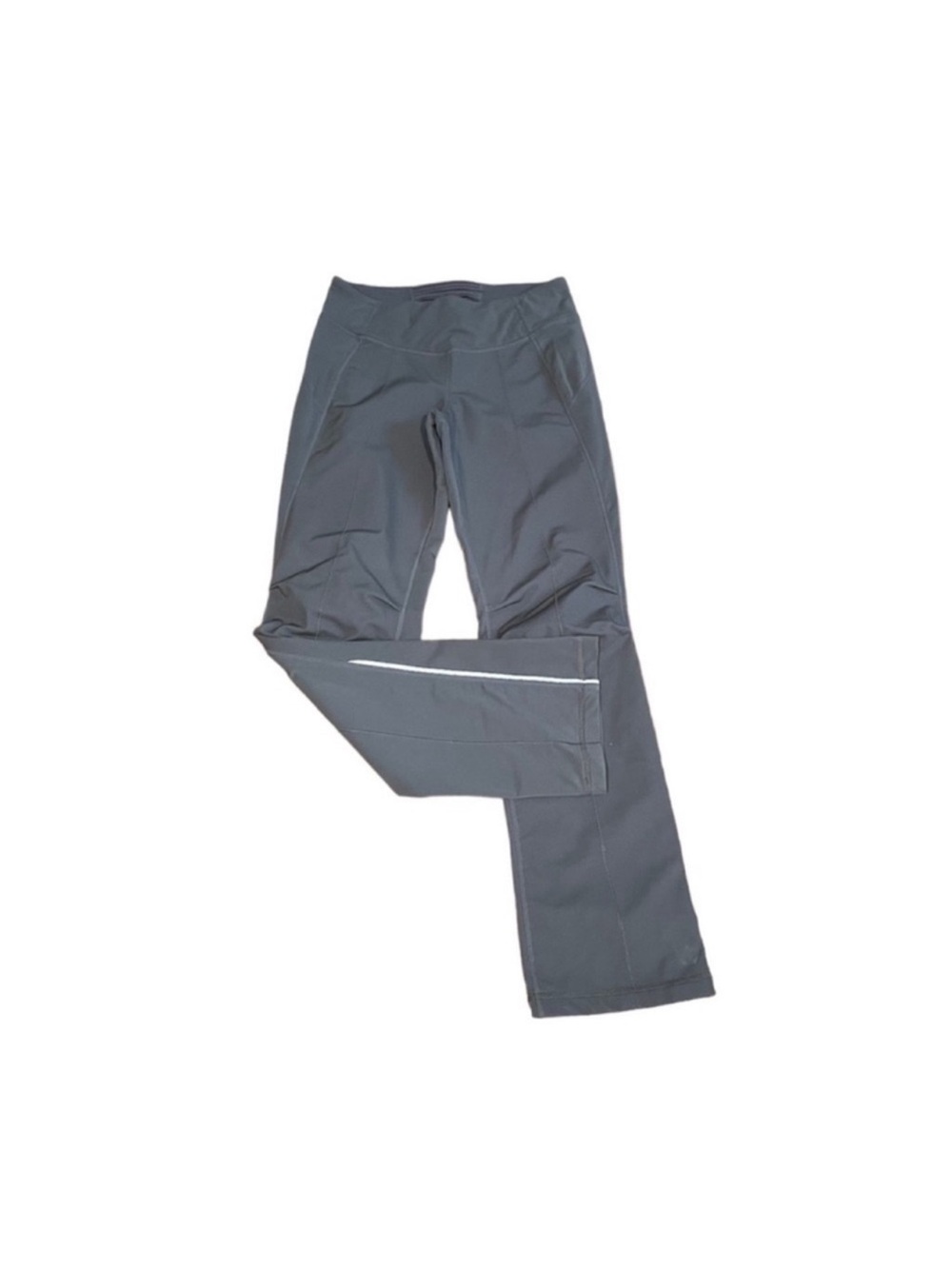 Lululemon Athletica pull on grey yoga athletic straight leg workout pant size 6 - Picture 2 of 11